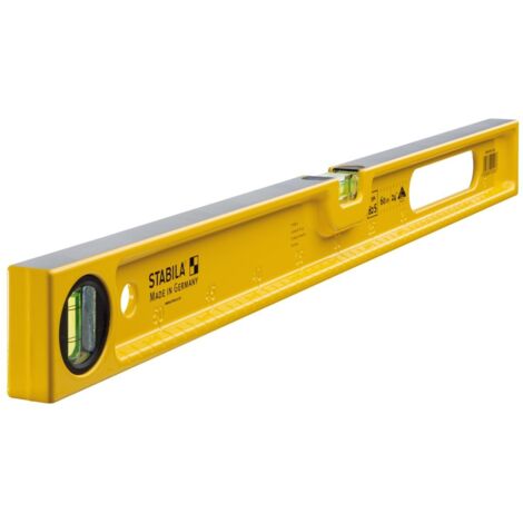 Niveau à bulle STABILA Type 82 S, 60 cm, graduation résistante à l'usure - 02595