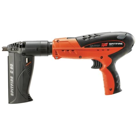 Spit – Cloueur à poudre pour béton et acier – Longueur clou 15-90mm – Cadence 1 tir/s – Moteur ergonomique – 360J d'énergie d'impact