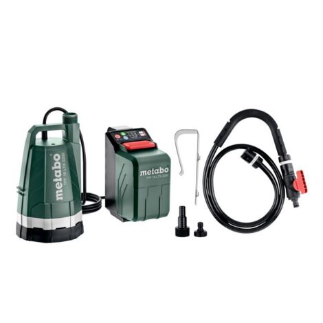 Metabo – Pompe immergée 601729850 18V – Débit 2200 l/h – Hauteur de refoulement 22 m – IP X8 pour immersion – Utilisation en espaces confinés