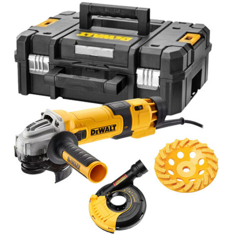 Dewalt – Meuleuse 1500 W 125 mm DWE4257KT – Vitesse variable pour matériaux divers – Protection contre surcharges – Poignée anti-vibrations (1/10)