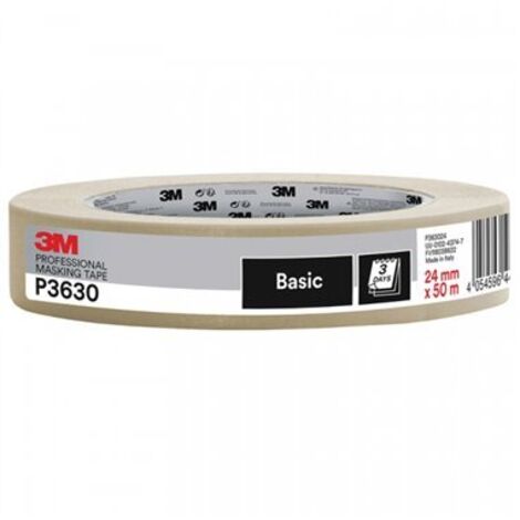 3M™ P3630 - Adhésif de masquage professionnel qualité supérieure - Blanc 50m x 24mm