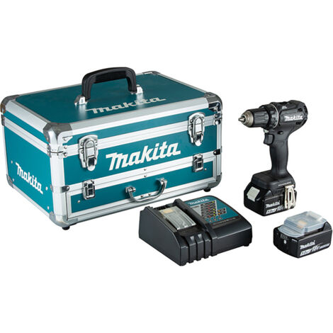 Makita – Perceuse-visseuse 18V avec 2 batteries 5Ah – Moteur Brushless – Réglage couple 21 positions – Coffret de transport inclus (1/4)