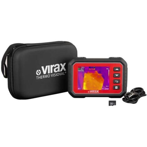 Virax – Caméra thermique d'inspection 256x192 pixels – Plage de mesure -10°C à +400°C – Écran 3,5’’ – Autonomie 4h – 294205