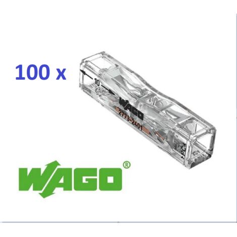 Le Sanitaire – Connecteur push wire AWG12 4mm² 100 pièces 32A 450V – 27732401 – Pour connexions rapides dans espaces restreints