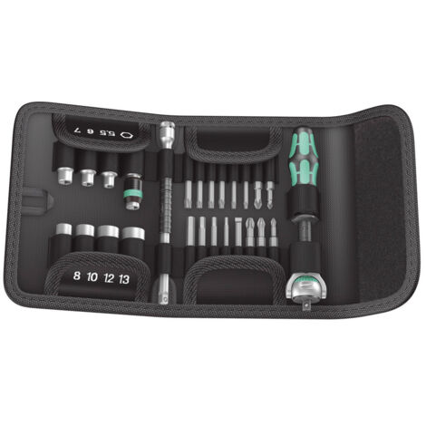 Jeu d'embouts avec manche  Kraftform Kompakt Zyklop Speed, 26 pièces - WERA - 05051045001