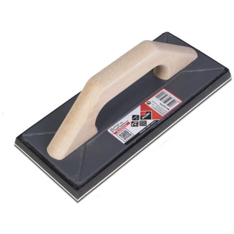 Rubi – Talochon en caoutchouc Termoflex Pro – Dureté moyenne – Pour joints jusqu'à 3 mm – Manche ergonomique en bois