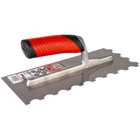 Rubi – Peigne manche ouvert en inox – Lame légère 280 mm – Denture R-10 mm – Fixation ultra-rigide pour précision