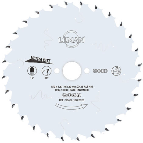 Lame circulaire HM Ultracut bois Leman - 235