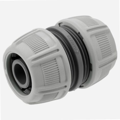 Gardena – Raccord rapide Ø 15mm – Fileté automatique – Compatible tuyaux 13-15mm – ABS gris pour arrosage efficace