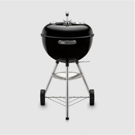 Weber – Barbecue à charbon boule 47 cm – Acier émaillé – Thermomètre intégré – Clapet d'aération en aluminium – Pour 6 convives