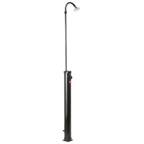 GRE - Douche Solaire 9L PVC Noir – Extérieure Piscine Jardin