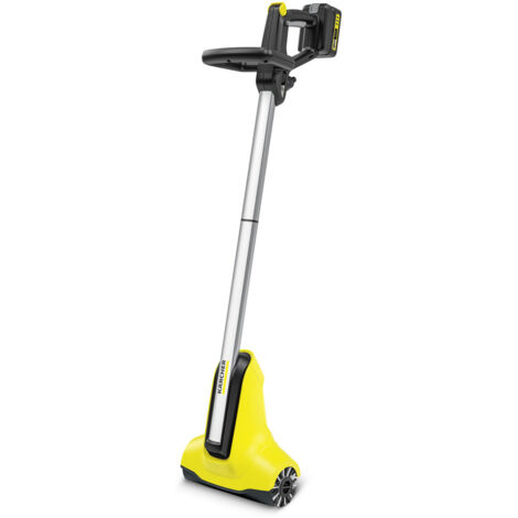 Karcher Nettoyeur de terrasse sur batterie PCL 3-18 Battery Set avec batterie incluse, sans fil, patio cleaner pour terrasse en bois, pierre, composite