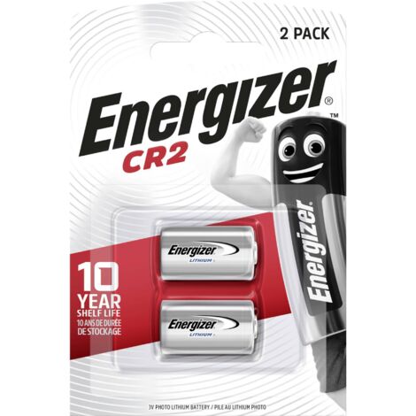 Piles Lithium Photo Energizer CR2, pack de 2 (1/4)