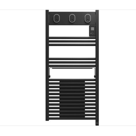 Sauter – Radiateur sèche-serviettes électrique 1500W – Technologie 3CS pour chaleur douce – Soufflerie discrète – Surface chauffée 5m²