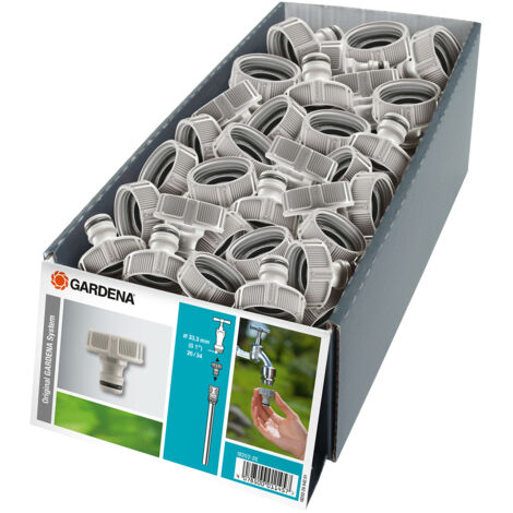 Gardena – Nez de robinet 26/34 mm – Raccord G 3/4'' – Installation rapide – Écoulement fluide – 1820226