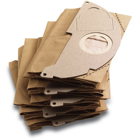 Karcher Sachet filtre papier WD2 / WD 2200 / 2250 / A 2003 / 2004 / 
2054 Me (paquet de 5)
