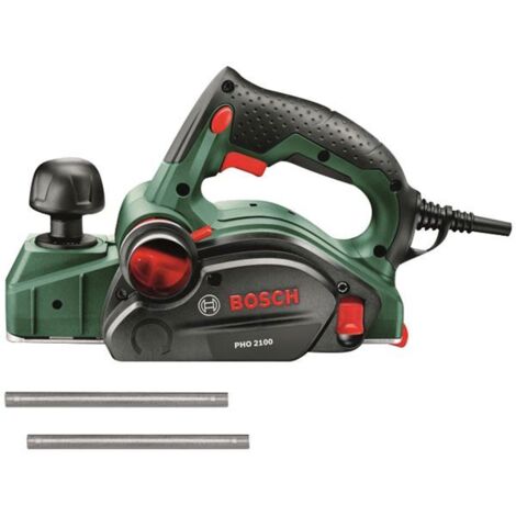 Bosch – Rabot électrique 82mm 680W – Profondeur de passe 2mm – Fer Woodrazor réversible – Design ergonomique avec Soft Grip