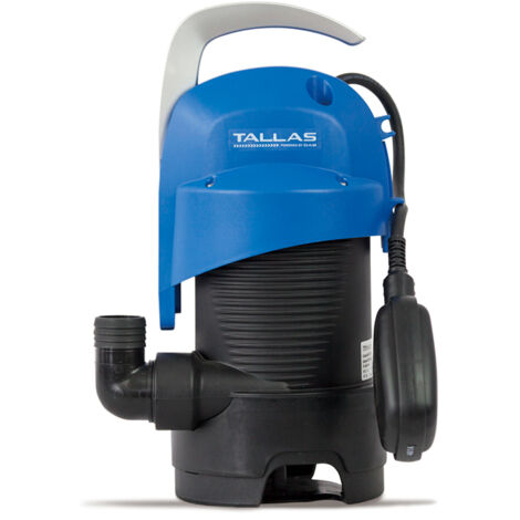 Pompe électrique submersible 440W – Débit 140 l/min – Hauteur de refoulement 7m – Particules jusqu'à 30mm – Câble 10m – Tallas (1/5)