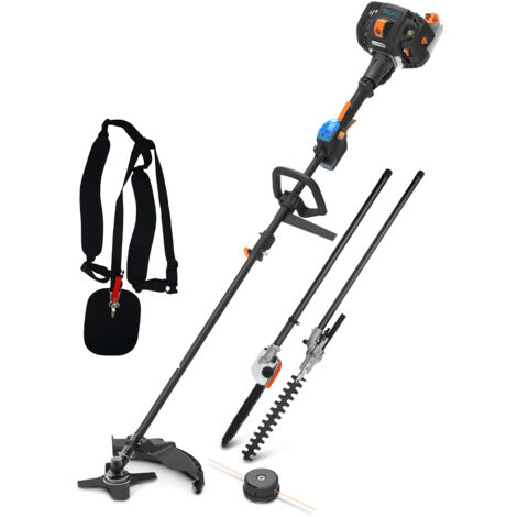 Débroussailleuse thermique 26cc 4 en 1 avec démarrage électrique - Lawnmaster