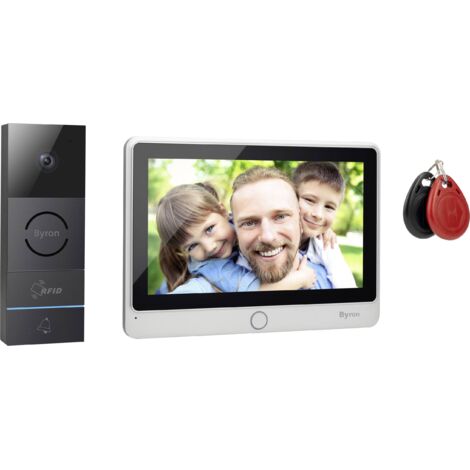Byron Interphone vidéo filaire, 2 fils