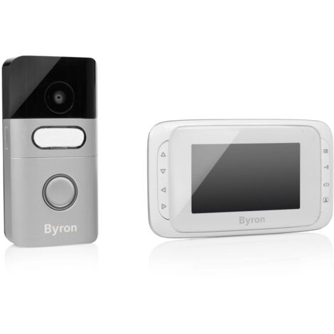 Visiophone portable sans fil 4.3" avec vision nocturne – Portée 200m – Alimentation à batterie rechargeable – Caméra VGA 800x480 – Byron (1/5)