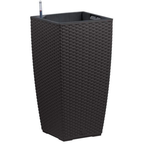 Bac Casa Mesh haut - Granite - 12L - L29,9xl29,9xH57,4cm (1/4)