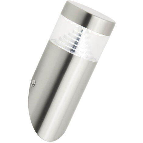 BRILLIANT lampe Avon LED torche murale extérieure acier inoxydable  1x LED 6W intégrée (CMS), (180lm, 6500K)  Échelle A ++ à E  Classe de protection IP: 44 - étanche aux éclaboussures (1/3)
