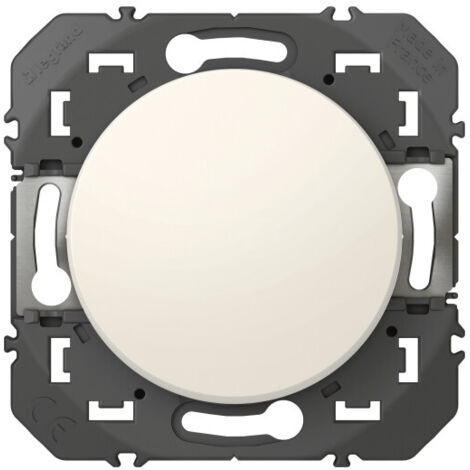 Legrand – Poussoir à assembler Dooxie 6A 250V – Plastique blanc mat – Connexion rapide sans outil – Pour éclairage et commande de porte