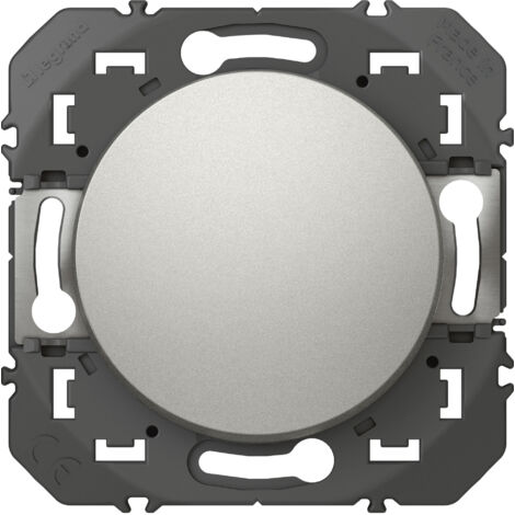 Legrand – Interrupteur va-et-vient composable – Aluminium mat – Bornes automatiques pour connexion rapide – Usage intérieur uniquement
