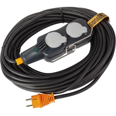Prolongateur avec bloc prises mobile Powerblock IP 54 Brennenstuhl - H07RN-F 3G 2,5 mm² - 10 m