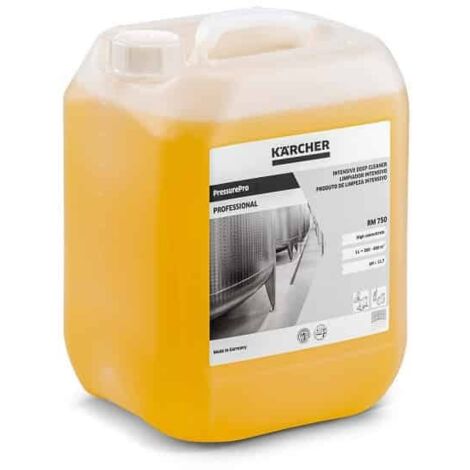 Kärcher – Détergent nettoyant en profondeur pour carrelage – Élimine huile, graisse, souillures tenaces – Formulation peu moussante – 10L sans NTA