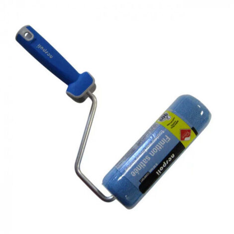Rouleau enduit de Teflon® finition satinée 180mm, surfaces régulières