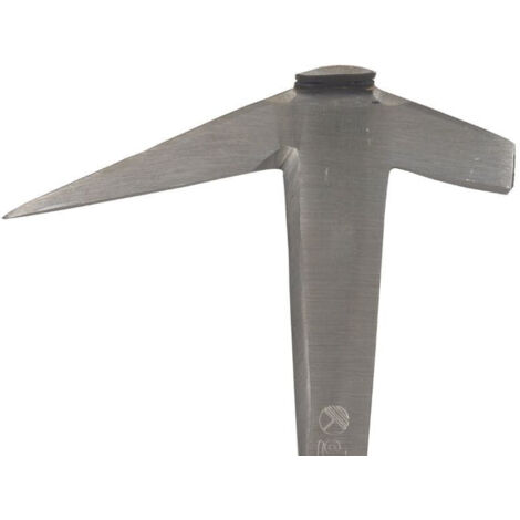 Dimos – Marteau de couvreur pour gaucher panne courte en acier forgé – Manche cuir ergonomique – Précision de frappe – 135501 (1/5)