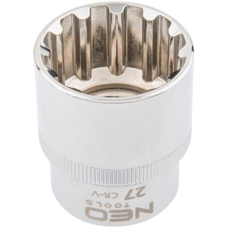 Douille Spline 12 pans 1/2 NEO TOOLStaille27 mm (1/2)