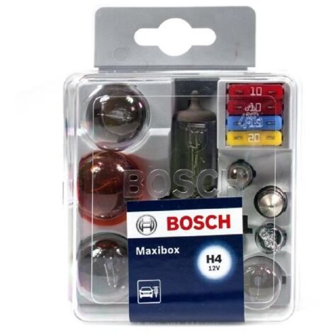 Coffret 8 Ampoule + 4 fusibles Maxibox H4 12V - BOSCH (1/3)