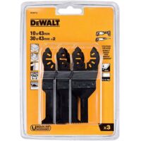 Lot de lames de scie segment pour multicutter – PVC et bois – Coupe nette pour clous et vinyle – Compatible avec DEWALT DT20713-QZ