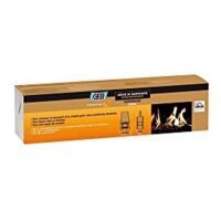 GEB – Bûche de ramonage pour conduits de cheminées – Bois compressé naturel – Élimine goudrons et suies – Améliore efficacité de ramonage
