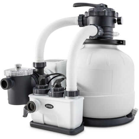 Combiné filtre à sable 6 m/h et Stérilisateur Intex + OEC