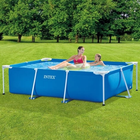 Piscine tubulaire INTEX Metal Frame Junior - 220x150x60cm