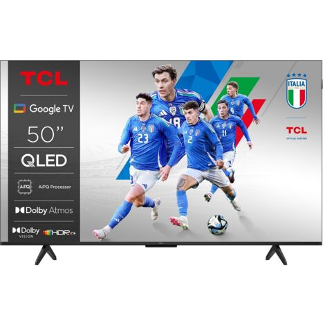 TV QLED Tcl 50P79K 126 cm 4K UHD Aluminium brossé