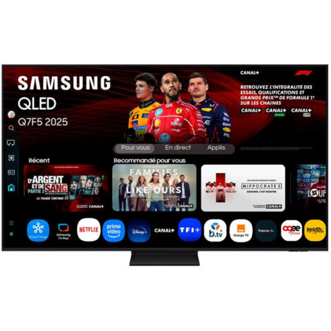 Samsung – TV QLED 75" (190 cm) 4K UHD – Quantum Dots – Dolby Atmos – Smart TV Tizen – 3 HDMI – Gaming Hub