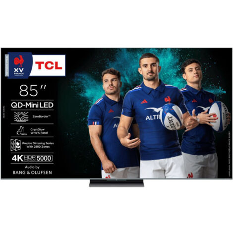 TV QD Mini LED Tcl 4K UHD 85C9K 216 cm 2025