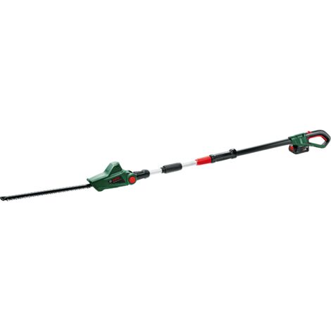 Taille-haie télescopique sans fil Bosch UniversalHedgePole 18 (1 batterie, système 18 volts, longueur de lame 43 cm)