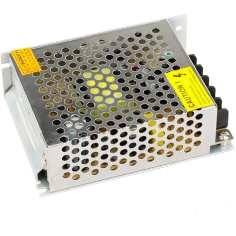 ALIMENTATORE TRASFORMATORE STABILIZZATO SWITCH TRIMMER 220V-12V 2 A AMPERE