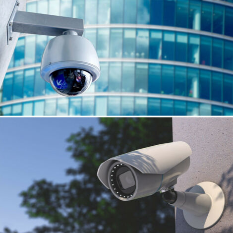 KIT VIDEOSORVEGLIANZA 4 TELECAMERA INFRAROSSI + DVR + ALIMENTATORE + CAVI