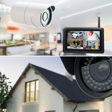 KIT VIDEOSORVEGLIANZA 4 TELECAMERA INFRAROSSI HD160 + DVR + ALIMENTATORE + CAVI