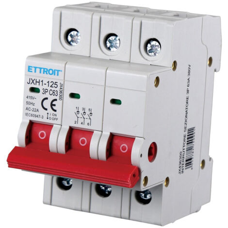 Sezionatore Dc Fotovoltaico Jadeshay Interruttore Di Isolamento,32A CC1200V Sezionatore DC Impianto Fotovoltaico