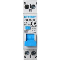 Interruttore Magnetotermico Differenziale 1P+N 6A C6 4.5kA 30mA 220V