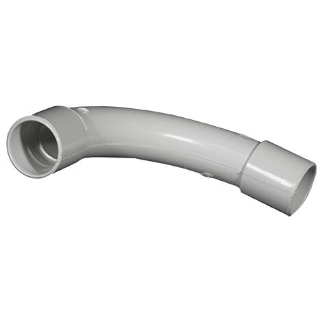 Satz 90° Bogen mit großem Radius, IP41, grau für IRL-Rohre Ø20mm – 10 Stück in einer Box