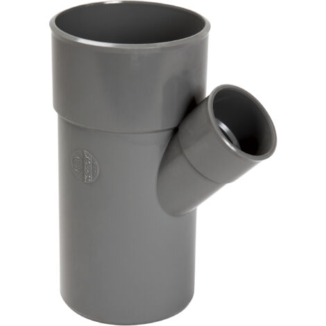 Einfache reduzierte PVC-Kurzhose Ablass 45° Männlich Weiblich Ø100x50